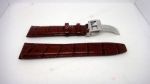 IWC Replica Watch Bands Dark Brown Leather Band 22mm